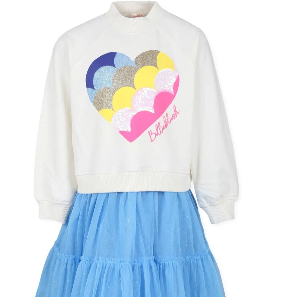 Billieblush embellished-heart dress | Farfetch